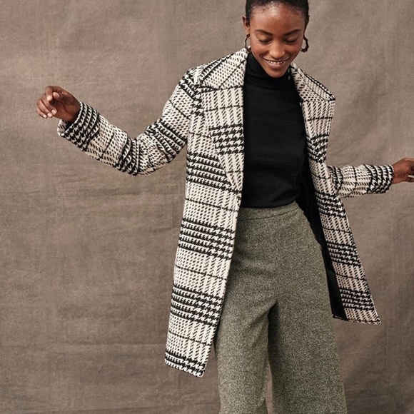 Banana Republic Factory Jackets & Blazers - Banana Republic Houndstooth Coat - NWT - XS